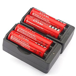 极速Fast 3.7V with 18650 Charger Battery Lithium 4000mAh