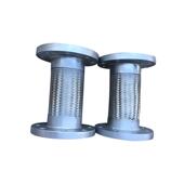 不锈钢金属软纹管无品牌 连接管钢丝编织耐腐蚀管路耐波温 法兰式