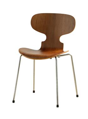 Antir蚂椅北欧创意简蚂蚁钢管网约红复古设计师ains7字椅蚁休闲靠