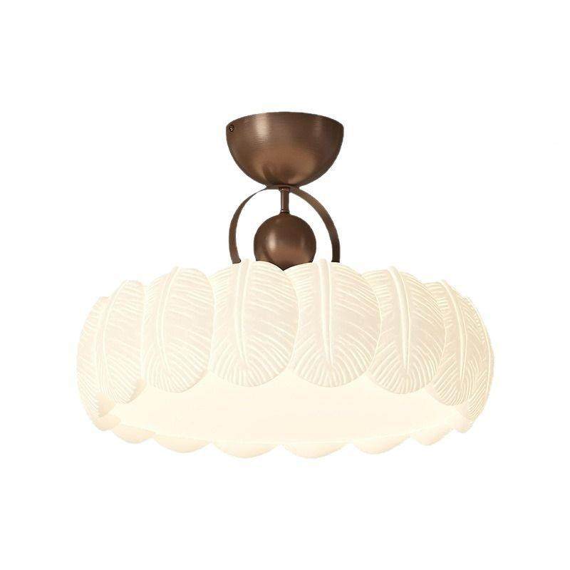 法式9476室吸顶灯中古奶羽油风师主卧公主房卧灯具简约毛灯设计书,家装灯饰光源,智能吊灯,淘宝优惠券,粉丝福利购,淘宝优惠卷