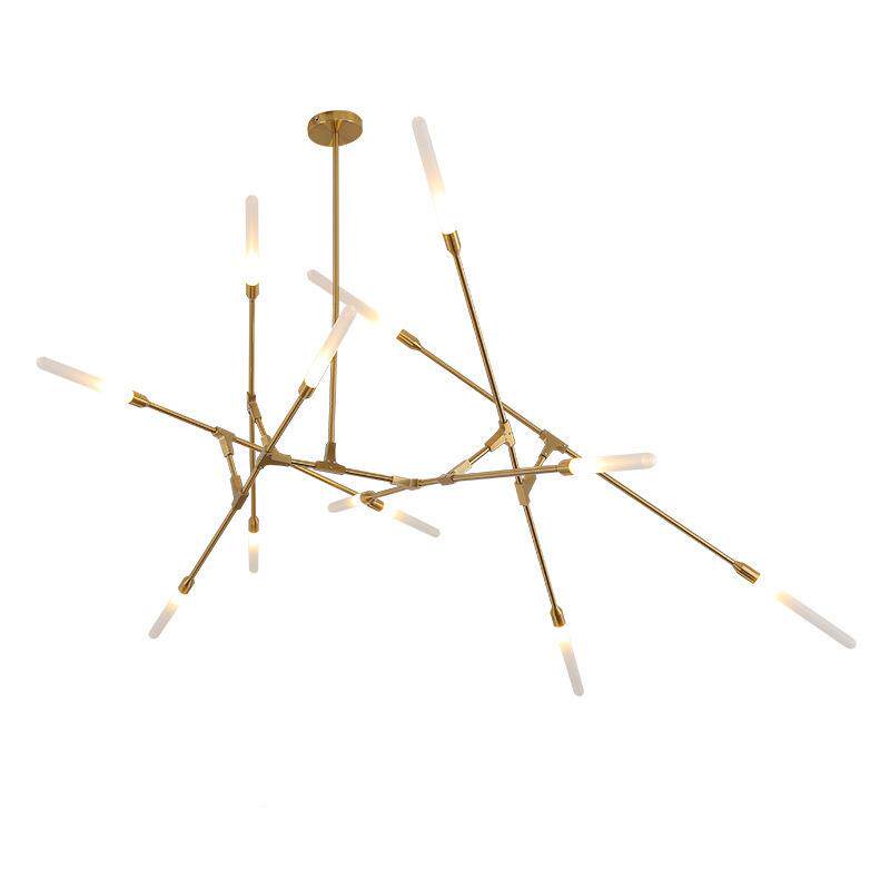 创意树枝LED吊灯后现代北欧简厅吊灯墅别楼梯约间艺术餐厅吊客灯