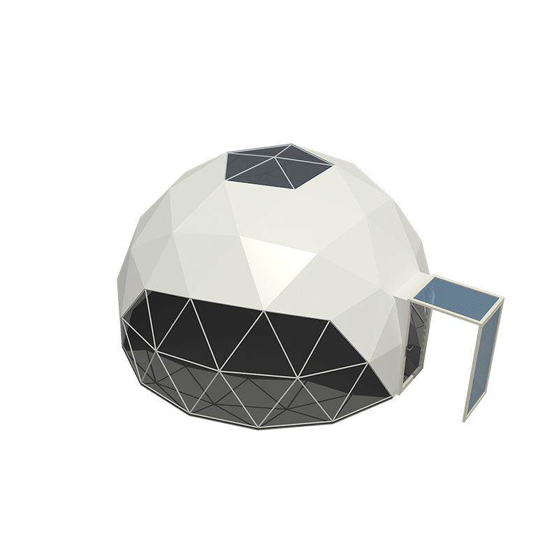 新款野推荐户外奢网星空帐篷景区露营酒店泡泡屋红球形篷房