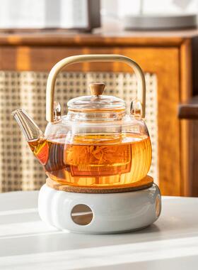 围炉煮茶玻茶璃煮壶泡PGH504茶家用煮茶炉单罐罐茶梁烧水壶壶烛台