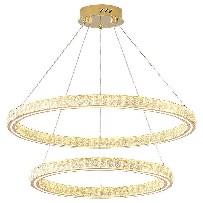 793224年款轻客厅餐厅水晶吊大灯多层温馨新挑高大0气楼梯间灯,家装灯饰光源,智能吊灯,淘宝优惠券,粉丝福利购,淘宝优惠卷