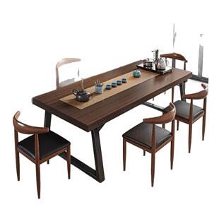 茶客桌椅椅组合一桌五茶几厅家用阳台小515茶茶桌台办公室大板泡