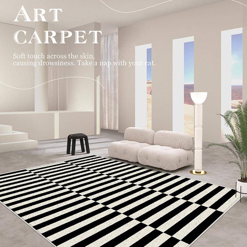 法式复古客厅地毯耐脏易打理卧室床边防滑毯高级感家用沙发茶几毯