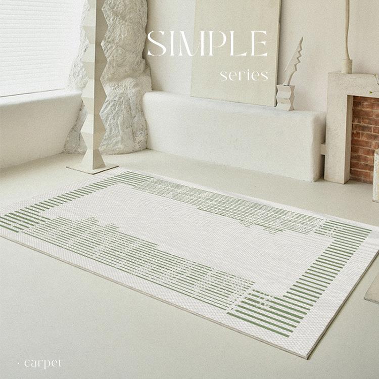 现代简约客厅地毯卧室床边地垫沙发茶几毯防滑防潮地毯卧室客厅