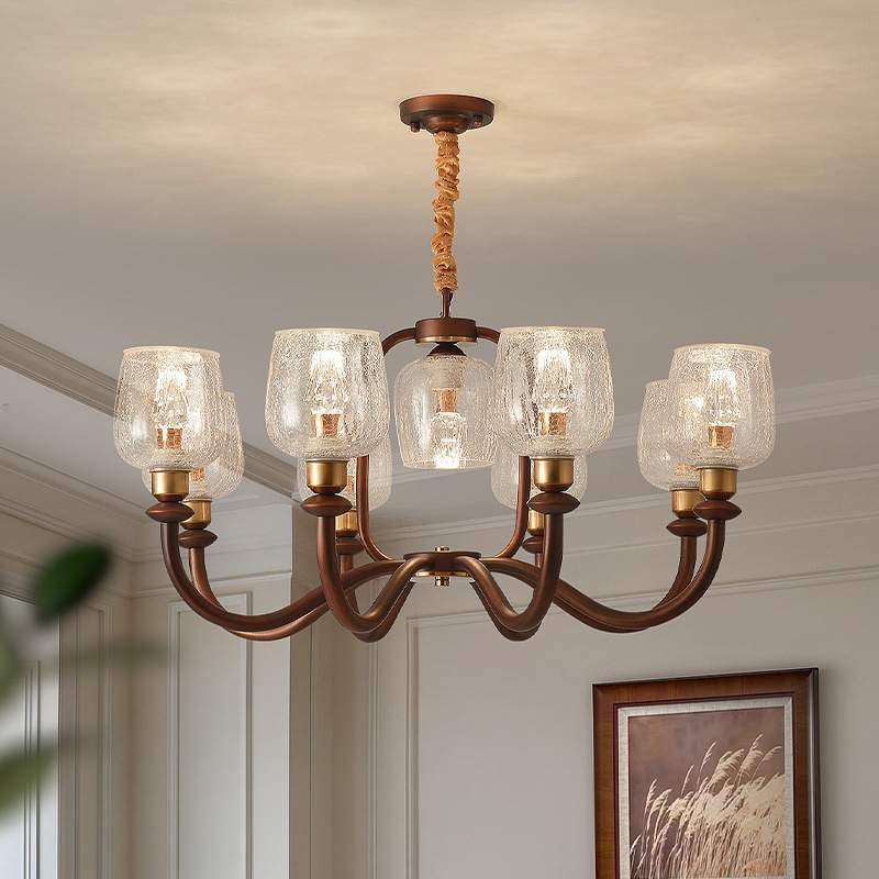 法式中古风客厅吊灯餐厅大厅主灯美式复古南洋风氛围感主卧室吊灯,3C数码配件,USB灯,淘宝优惠券,粉丝福利购,淘宝优惠卷
