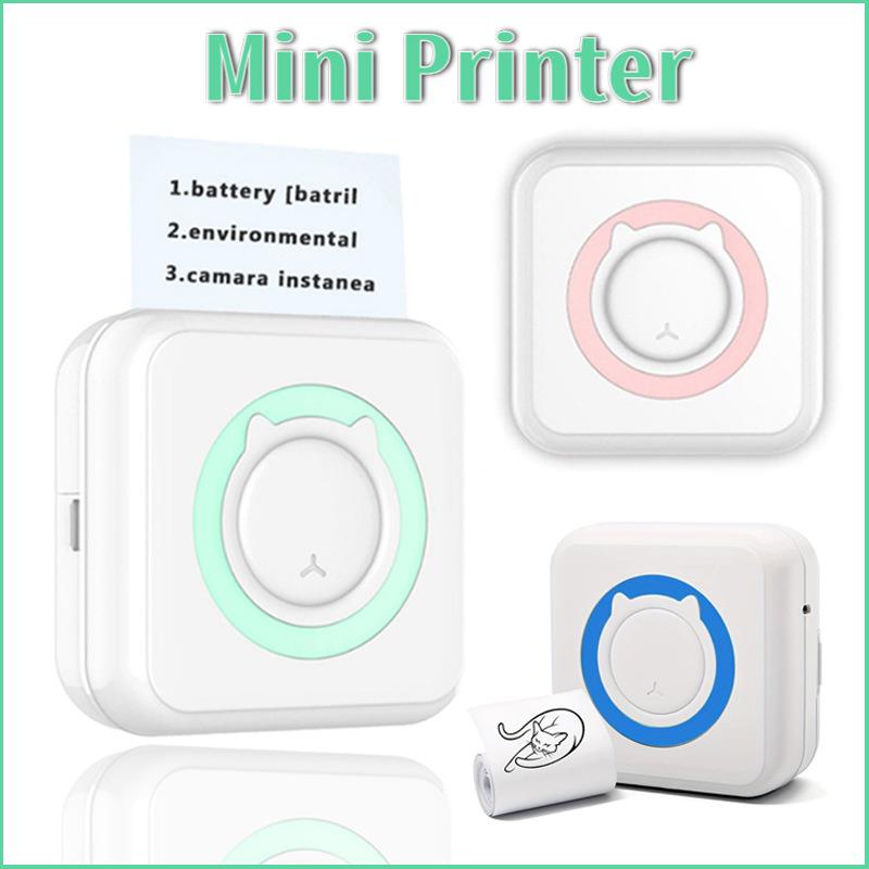 跨境C15迷你打印机学生口袋蓝牙无墨文字照片标签热敏工厂便携式