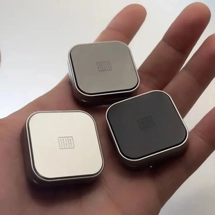 俄罗斯方块无限位不锈钢推牌EDC玩具解压玩具减压神器