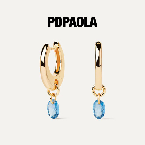 彩色耳环PDPAOLA18k金