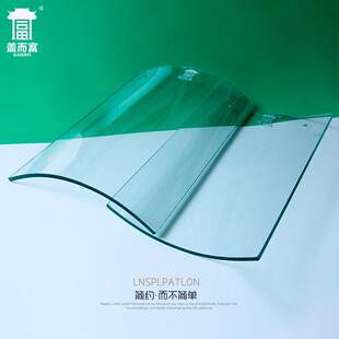 老式钢化玻璃亮瓦配小青瓦仿古瓦四合院子农村老房子采光瓦透明瓦