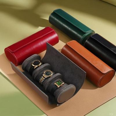 跨境新款便捷式手表包装收纳盒高