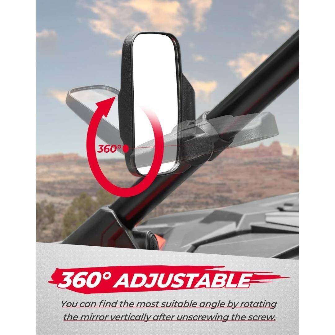 跨境电商热销UTV全地形沙滩越野车副镜反光镜侧镜改装后视镜