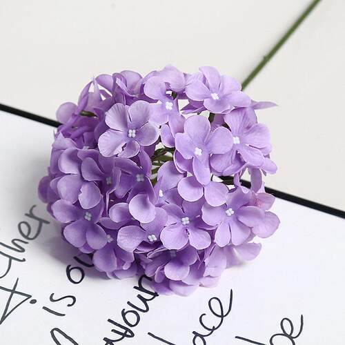 大绣球花婚庆仿真花棒棒糖绣球花婚礼堂花墙花排插花假花莫奈风