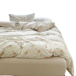 小碎花纯棉被套单件150x215单双人180x200x220x230春秋全棉被罩