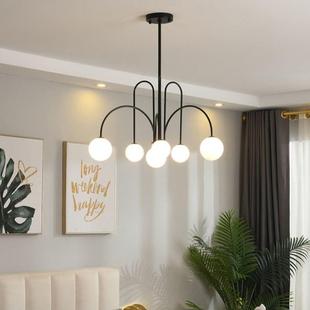 北欧吊灯客厅卧室现代简约魔豆分子网红餐厅创意个性 店灯 ins服装