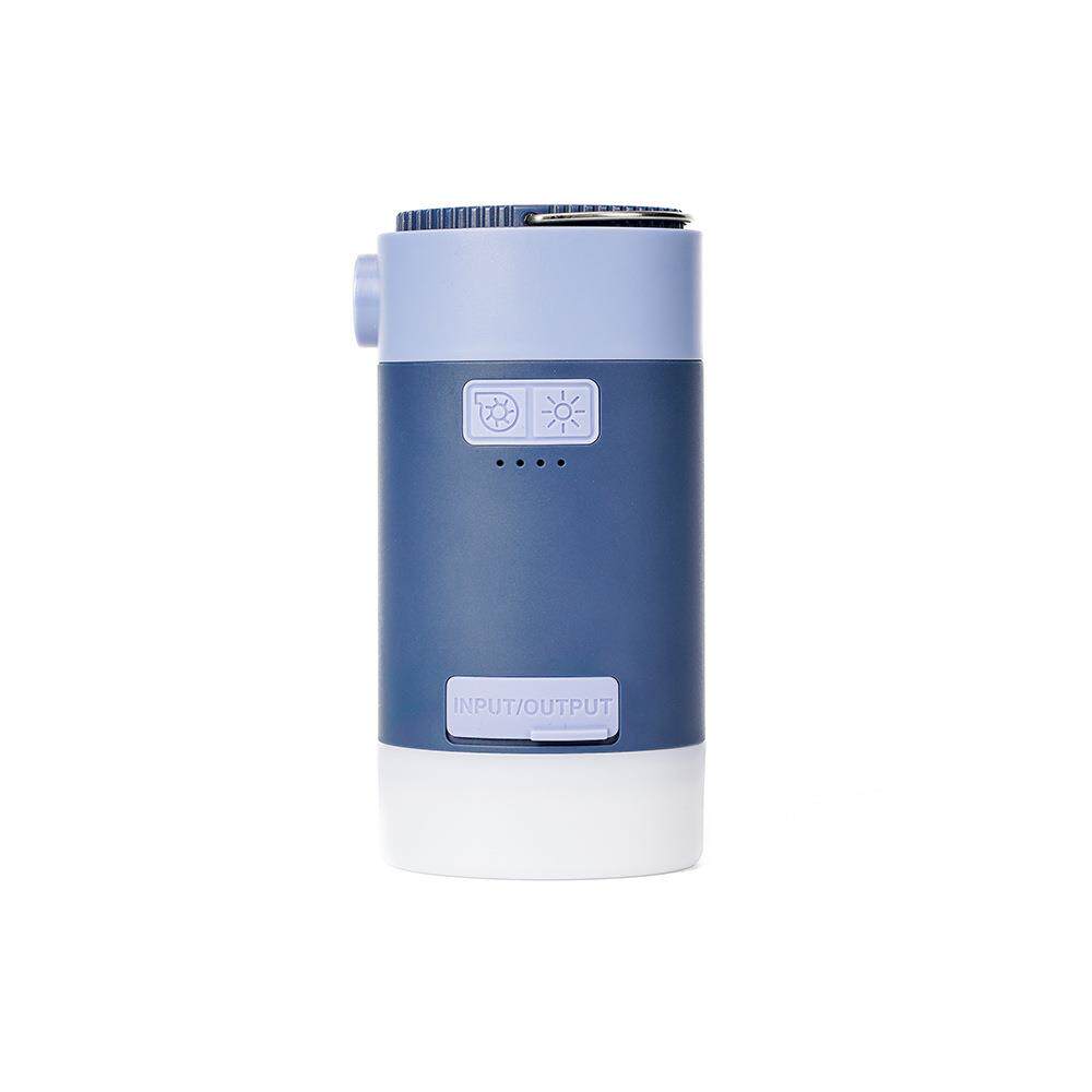 充气泵迷你户外便携式抽气泵压缩袋照明灯充电营地太阳能露营