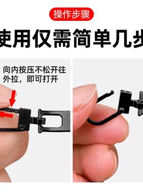 衣服替换金属可拆卸拉链头配件万能拉链片挂饰吊坠装饰背包拉锁头