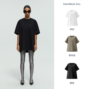 【年终巨惠 】handless inc | unisex系列-圆领挺括高克重短袖T恤