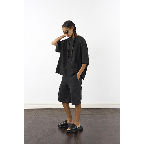 handless inc 欧美街头圆领宽松系列T