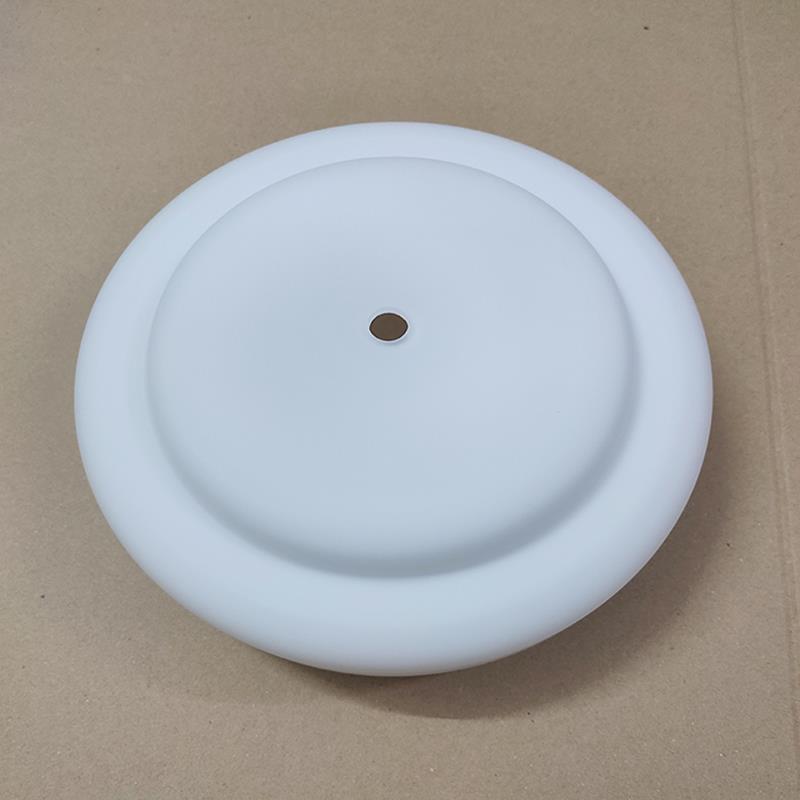 灯具配件双层磨砂玻璃底盘吊灯中间下面半圆托盘外壳罩子