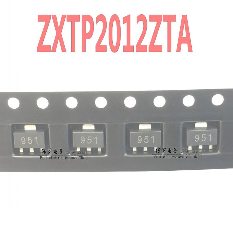 贴片三极管 ZXTP2012ZTA 丝印951 SOT-89 PNP 60V 4.3A 全新现货
