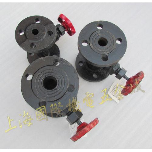 法兰截止阀 DN15 20 25 32 40 50铁镀锌管配件4分6分1寸法兰阀门