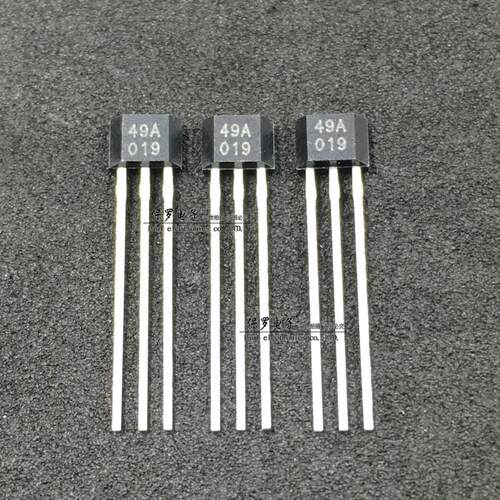 49A霍尔传感器 SS449A 单极性霍尔开关元件 449A TO-92S直插