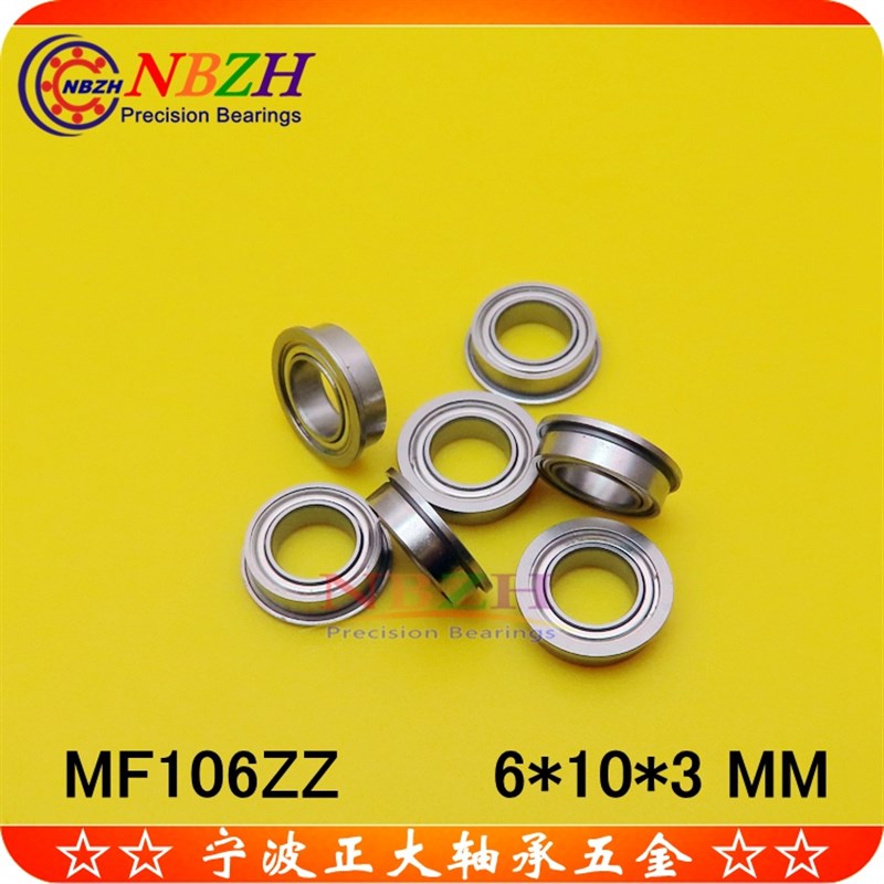 不锈钢 法兰杯士轴承 MF106ZZ LF1060 SMF106ZZ 6*10*3 mm