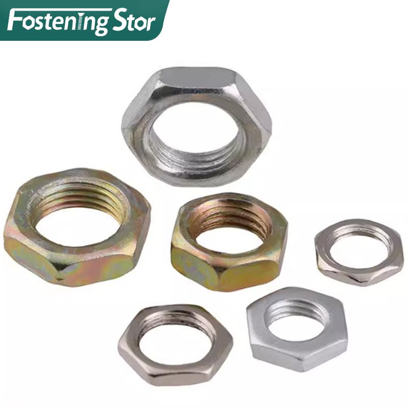 细牙六角螺母灯饰螺丝母细牙螺帽薄螺丝帽大全M7M8M9M10M12M14M16