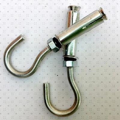 ￥0.8元1个.规格全6MM.8MM晾衣架配件螺丝.螺栓 膨胀钩 铁挂钩