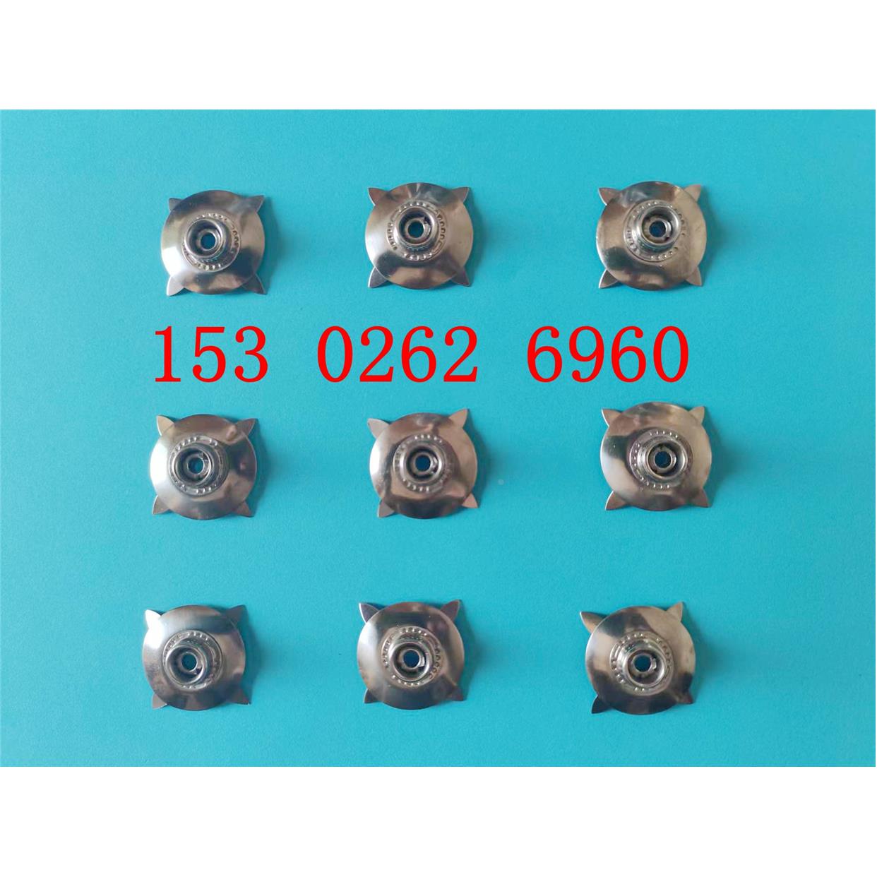 防静电接地扣爪钉接地线星爪防静电胶皮扣台垫扣防静电扣四星爪扣