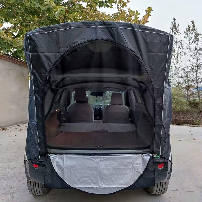 自驾游SUV小汽车车尾车顶车载车后帐篷户外折叠野营露营简易房车