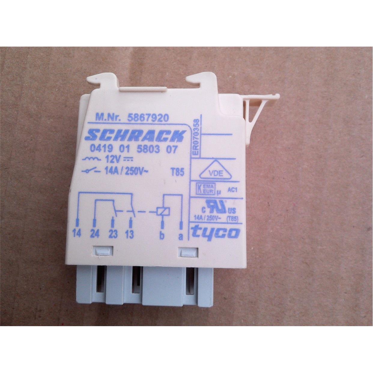 MKN电力扒炉功率继电器 SCHRACK继电器0419 11 0301 00