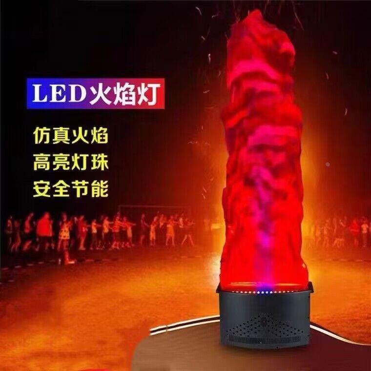 LED真火焰灯电子遥控变色篝火晚会大火盆广场舞台婚庆假火道具