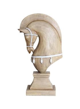 法式马头摆件客厅电视柜酒柜办公室高端大气轻奢软装高级感装饰品