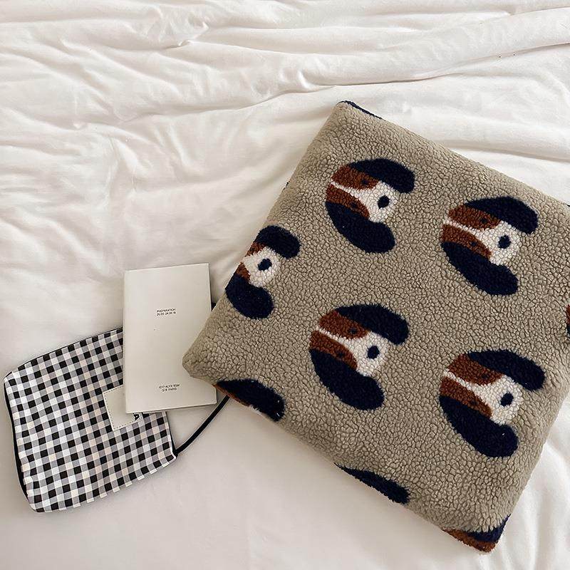 ins卡通小狗樱桃记忆棉慢回弹坐垫圈圈绒羊卷妮方形办公室椅垫子,居家布艺,美臀垫/保健坐垫,淘宝优惠券,粉丝福利购,淘宝优惠卷