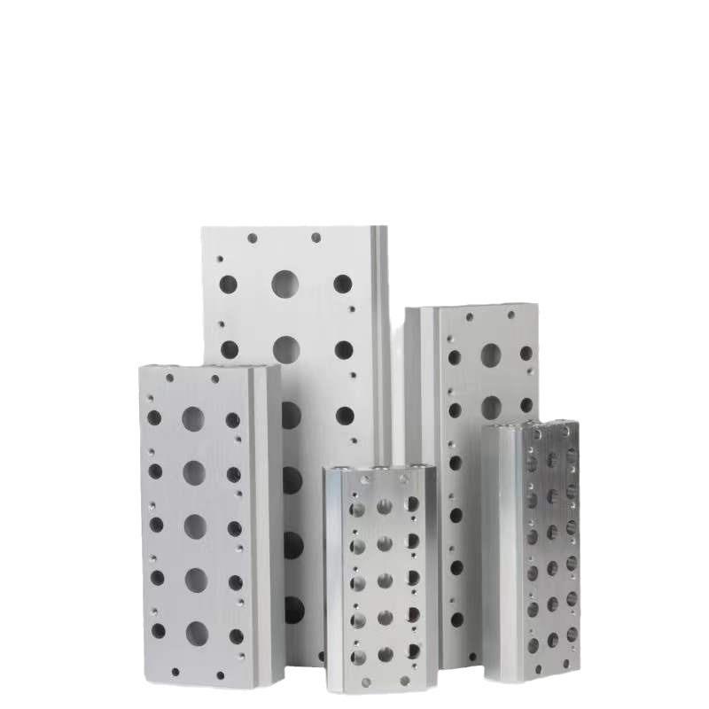 电磁阀汇流板4VF210-08底座200M2FF45F6F7F8F9F10F11孔位多位