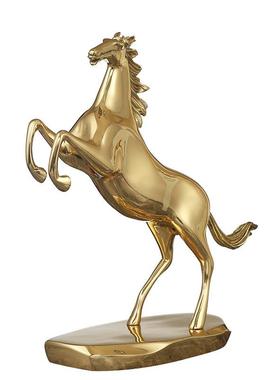 黄铜马摆件马到成功欧式装饰品家居客厅玄关电视柜酒柜办公室礼品