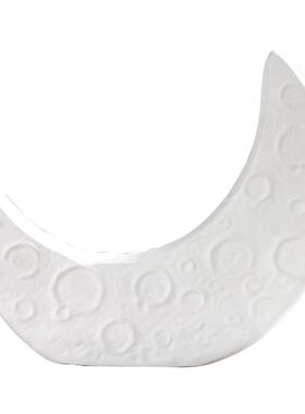 月亮宇宙星空系列桌面摆件艺术创意半月牙雕塑样板间卧室客厅饰品