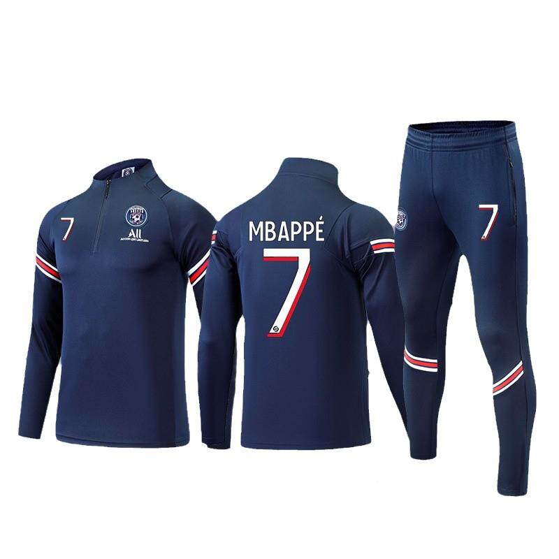 425家新款足球训练套服2长袖111成人装秋冬球衣厂迈阿密利雅得收