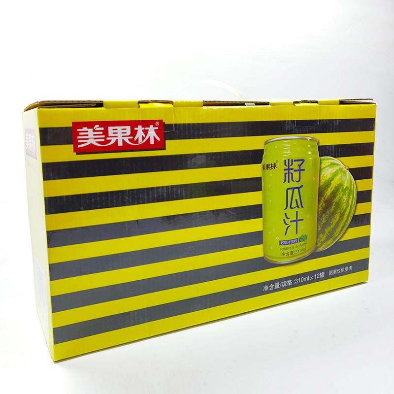 兰州美果林籽瓜汁果味饮料籽310ml*12罐 饮料汁甘肃特产伴手礼