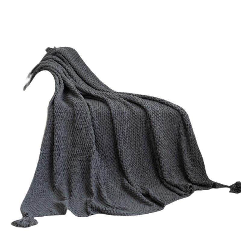 ins风北欧办公室午睡沙发毯空调毯针织小毯子披肩盖毯毛毯床尾毯,床上用品,休闲毯/毛毯/绒毯,淘宝优惠券,粉丝福利购,淘宝优惠卷