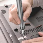 46合一小型精密电动螺丝刀静音耐久续航充电式 大扭矩家用维修工具