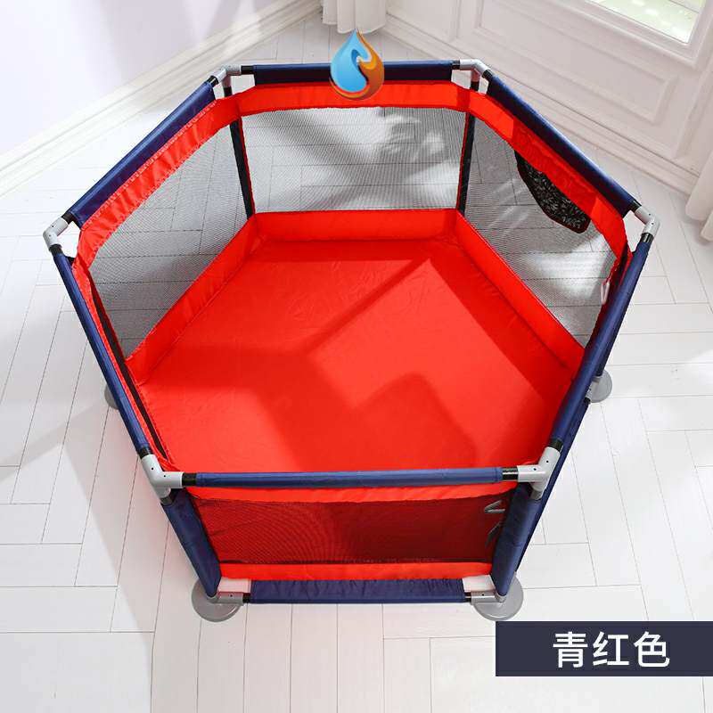 现货速发宝宝家用可折叠护栏围栏客厅围挡婴儿地面学爬球池小孩加