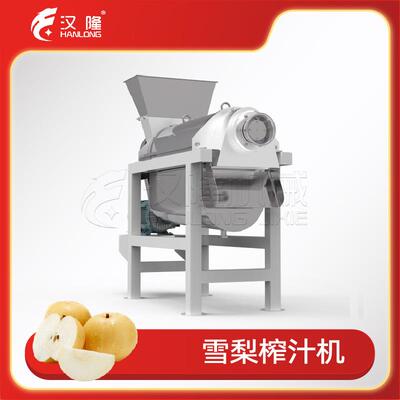 厂家直销高效率电动不锈钢工业雪梨汁压榨机水果梨子螺旋榨汁机