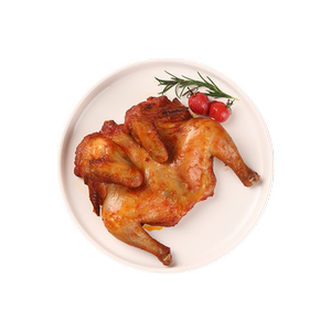 奥尔良烤鸡整只半成品空气炸锅食材炸鸡烤全鸡炸货儿童无添加鸡肉