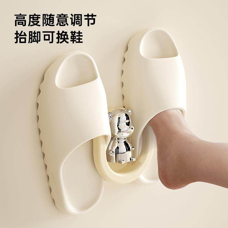 浴室拖鞋架免打孔壁挂墙上收纳挂钩 uforu厕所可沥水鞋子强力粘钩,收纳整理,书桌收纳置物架,淘宝优惠券,粉丝福利购,淘宝优惠卷