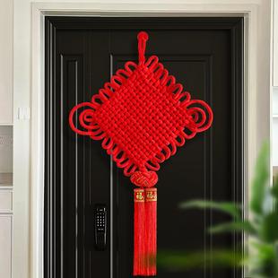 绒布中国结挂饰大号客厅挂件喜迎新春2026新款玄关新年装饰用喜庆